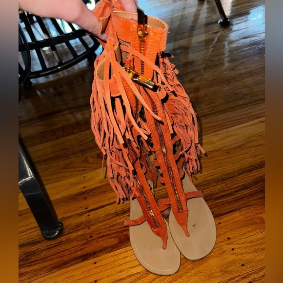 Fringe gladiator sandals - Picture 4 of 4